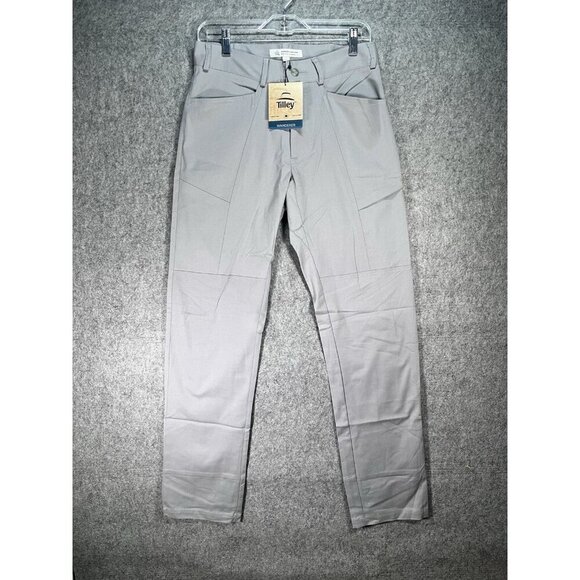 Tilley Wanderer Brooks Pants Wanderer Collection Grey Size 30 NWT Gorpcore - Picture 1 of 10